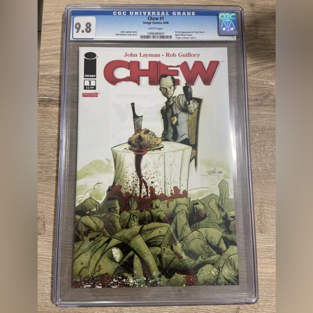 Chew #1 9.8 CGC John Layman 2009 First Print Comic Book